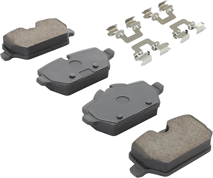 Premium Semi-Metallic Rear Brake Pads Compatible