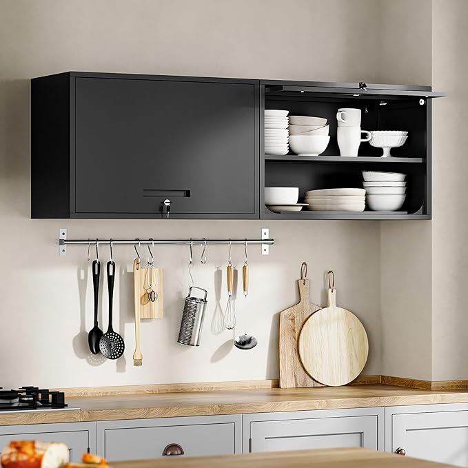 Yizosh Metal Garage Wall Cabinet