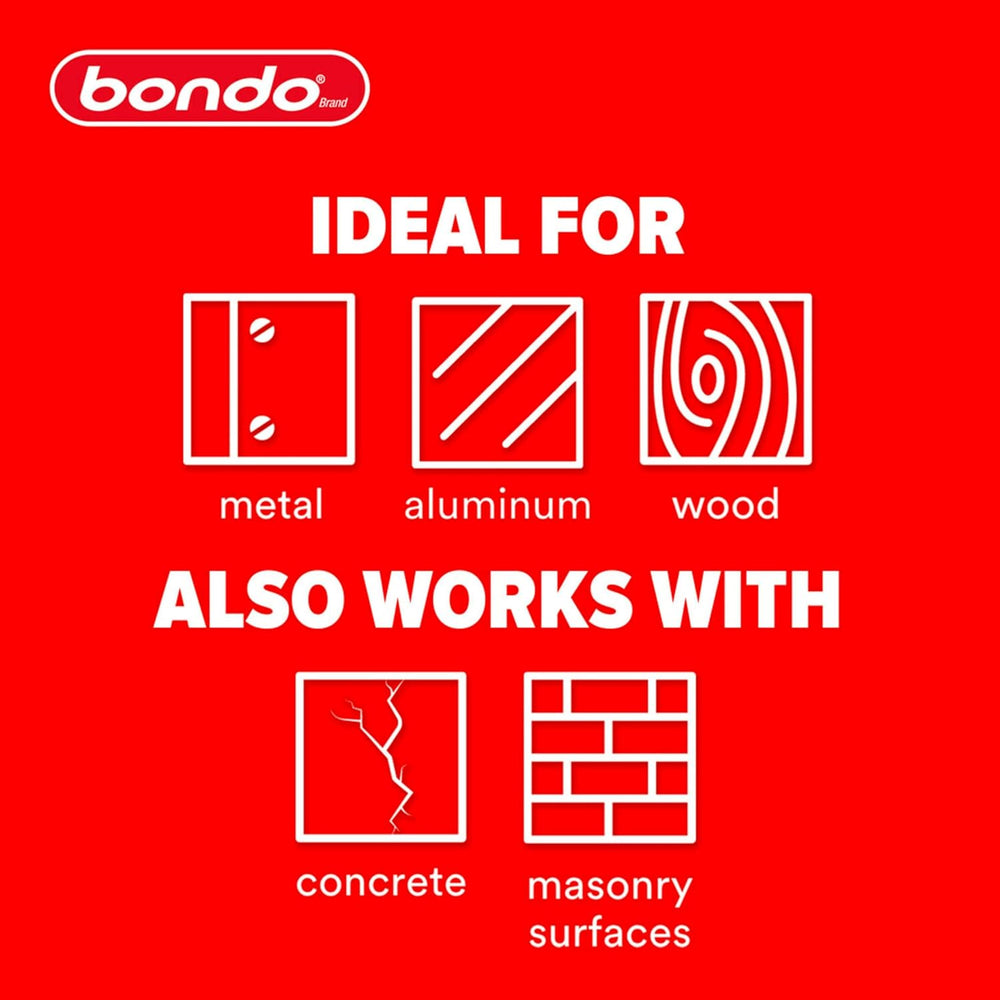 Bondo Original Filler 7 lb with Hardener 2.75 oz, Repairs Dents, Dings, Holes...