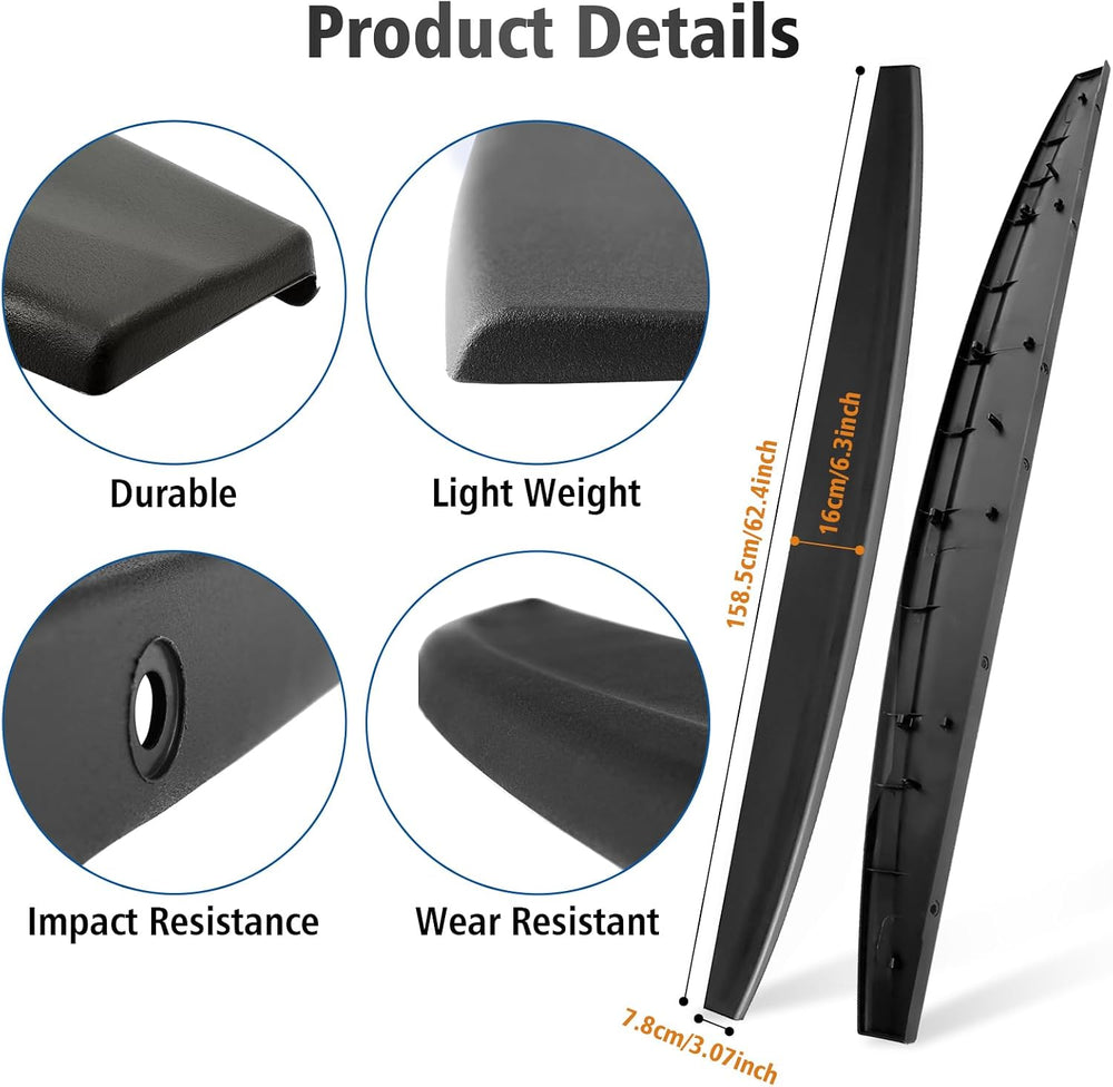 Rear Tailgate Molding Cap Spoiler, Fit for 2009-2018 Dodge Ram 1500/Fit for 2...