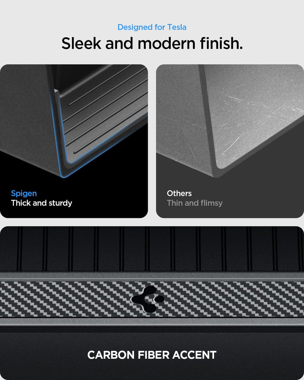 Spigen Center Console and Armrest Organizer for Tesla Model Y Juniper & M...