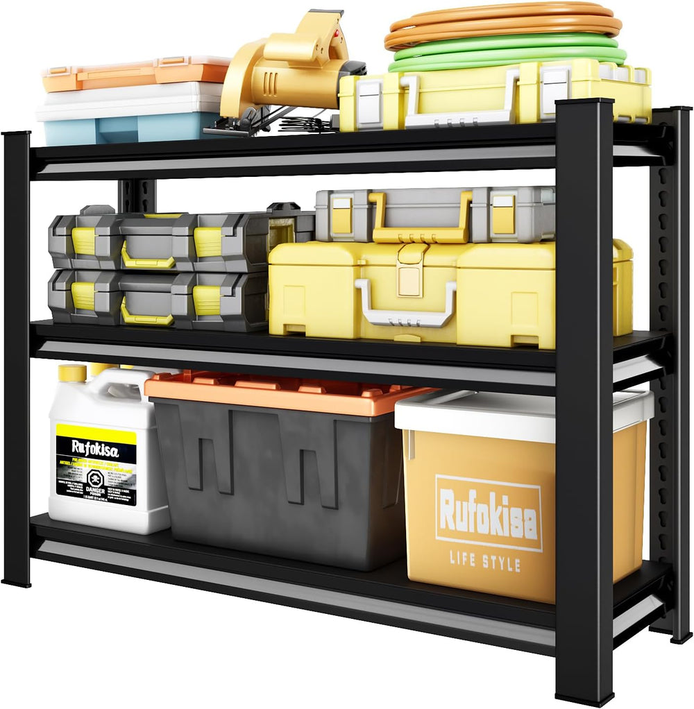 40" W Garage Shelving Heavy Duty，1500LBS Loads Adjustable Garage Storage...