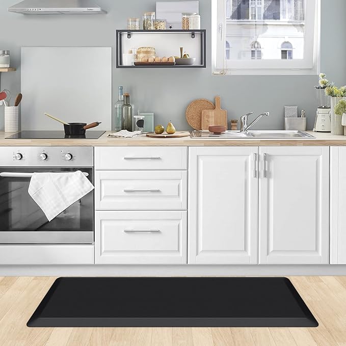 KitchenClouds Kitchen Mat Cushioned Anti Fatigue Kitchen Rug Non Slip Standing