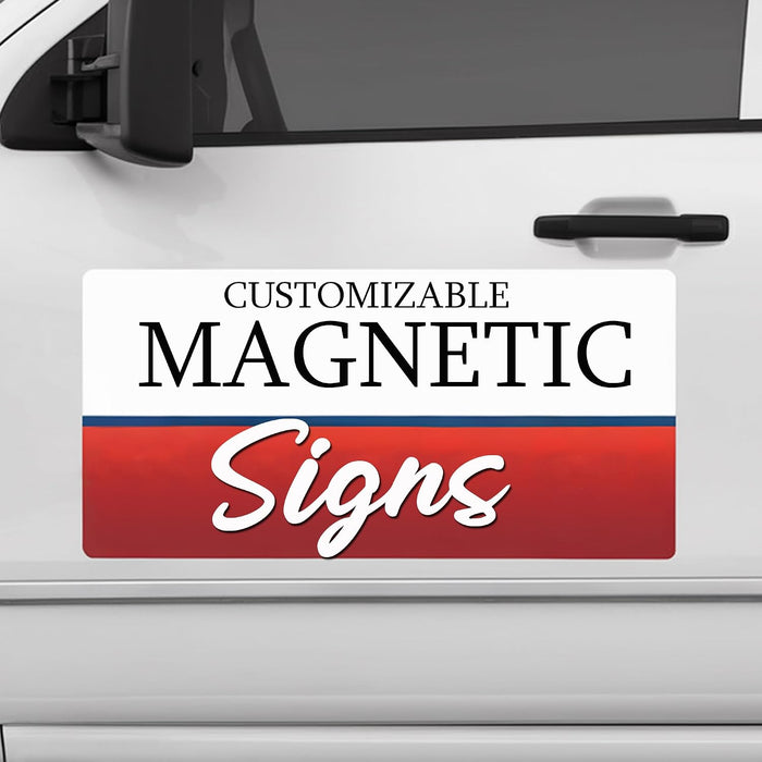 2 Pack Custom Car Magnets for Business