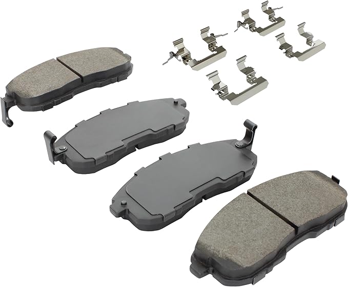 Premium Semi-Metallic Front Brake Pads Compatible