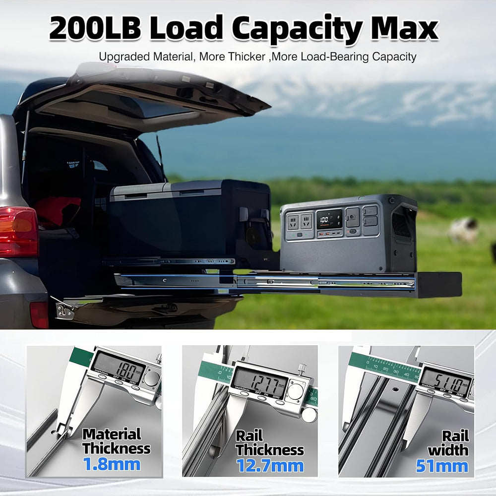 Thickened 200Lbs Heavy Duty Drawer Slides 1 Pair 10 12 14 16 18 20 22 24 32 4...