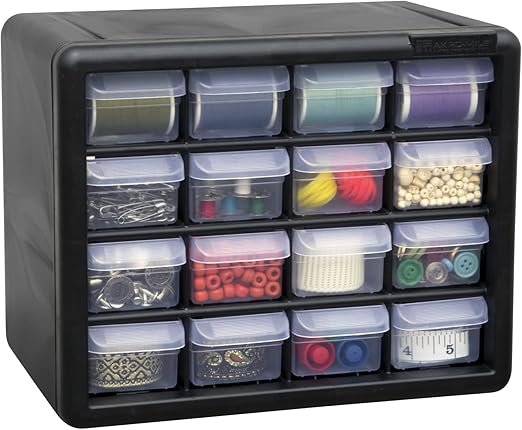 Akro-Mils 16-Drawer Plastic Drawer Storage Cabinet
