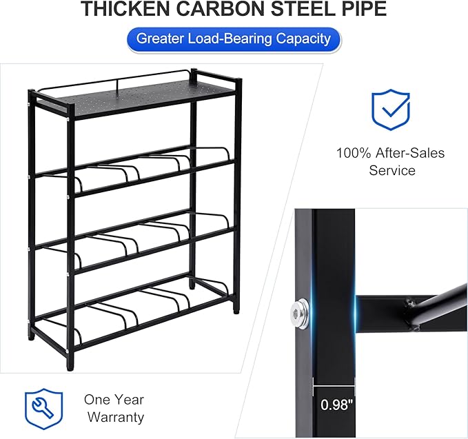 5 Gallon Water Bottle Holder 9-Tray 3/5 Gallon Water Jug Rack