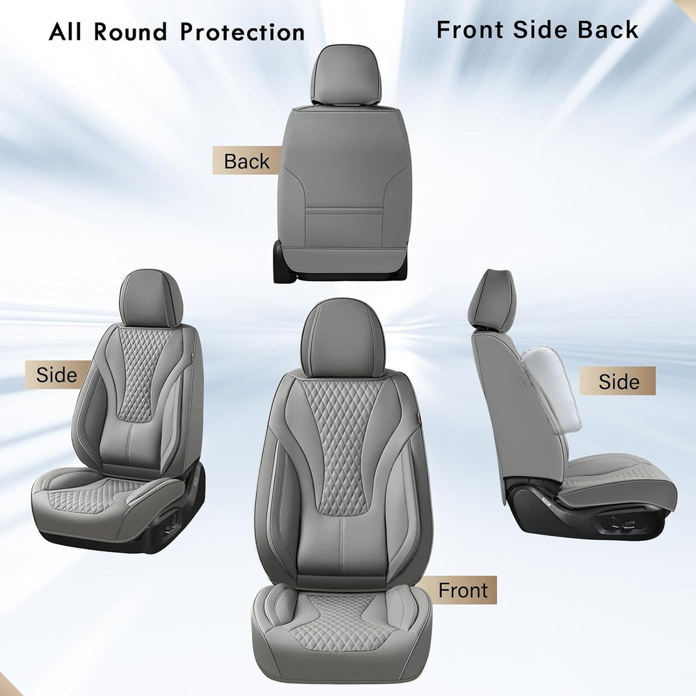 Coverado Car Seat Covers Full Set, Seat Cushion for Cars, Automotive Seat Cov...