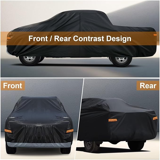 Kayme Truck Cover Custom Fit Ford Ranger Super Cab/Crew Cab Short Bed. Full