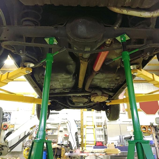 KUAFU 55.62"-79.48" Automotive Under Hoist Jack Stand 2 Ton High Lift