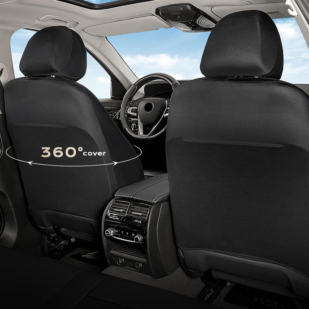 Coverado Car Seat Covers Full Set, Automotive Leather Seat Covers for Car，Uni...