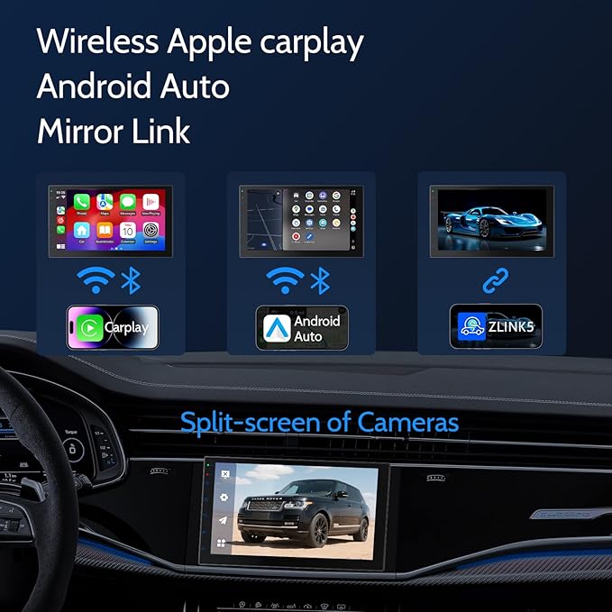 7 Inch Double Din carplay Screen,