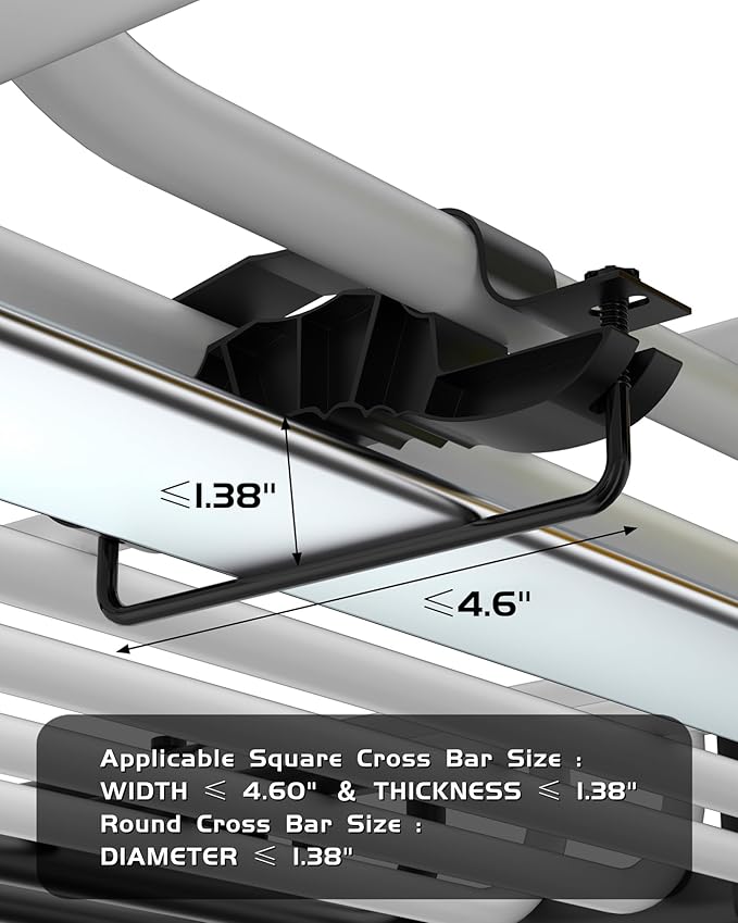 64" x 39" Universal Roof Rack Carrier Basket, 200 Lbs Capacity Car ...