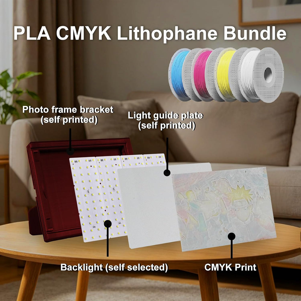 12PCS Lithophane LED Backlight Board Kit KC009 KC010 for Bambu Lab H2C/X1/P2S...