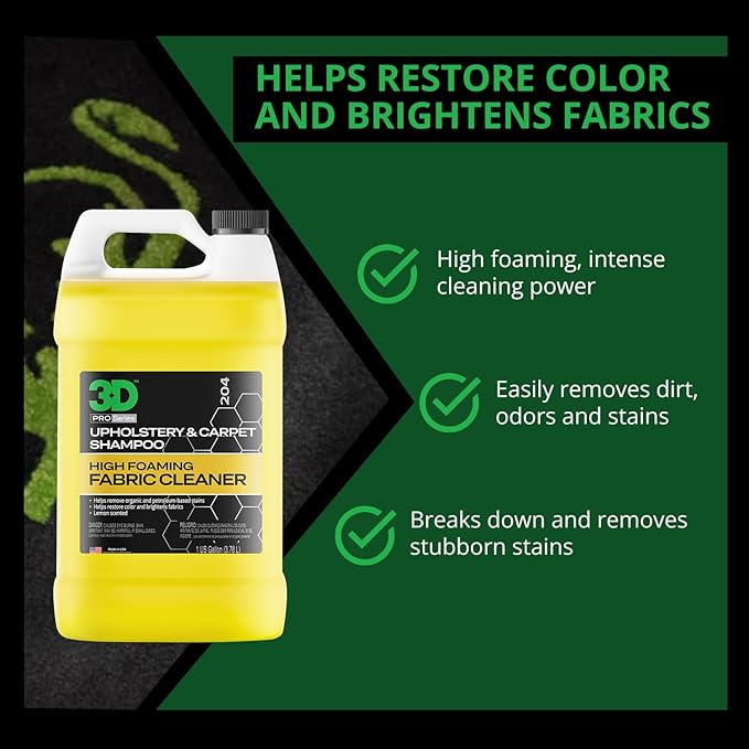 3D Upholstery & Carpet Shampoo