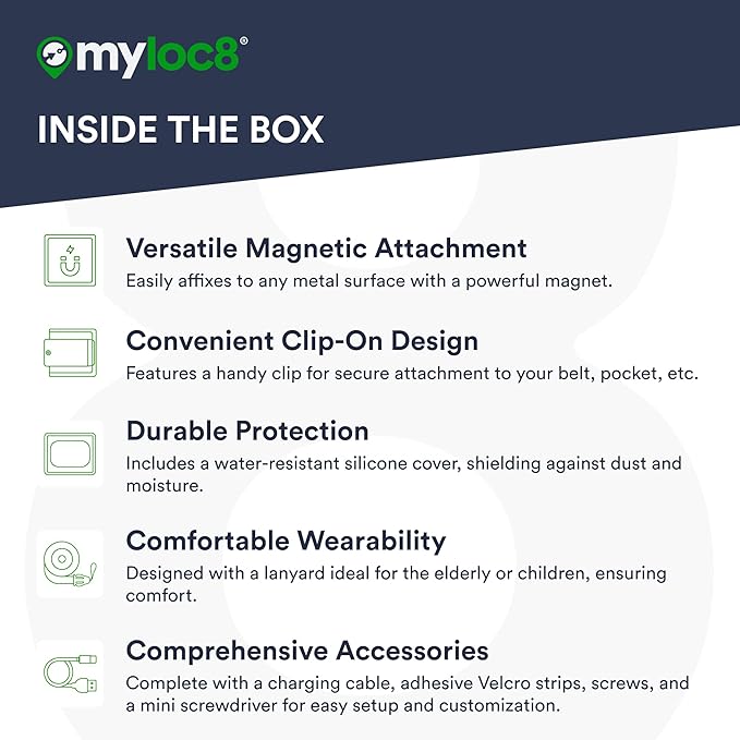 GPS Tracker for Vehicles with Magnet – 4G LTE Real-Time Location Device with App