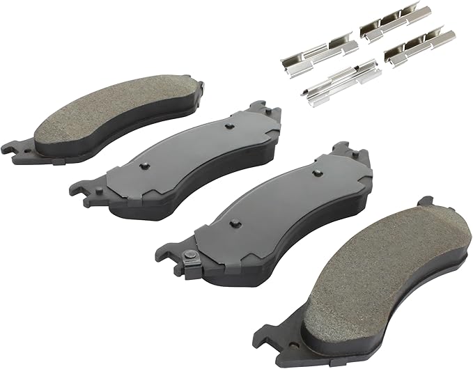 Premium Semi-Metallic Rear Brake Pads Compatible