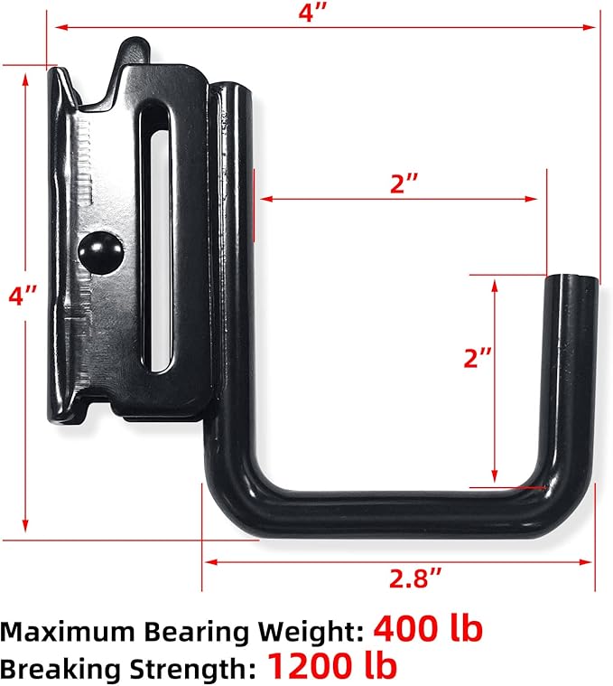 12PCS E Track J Hooks Heavy Duty E Track X Track Steel Hanger, Spring Fitting E