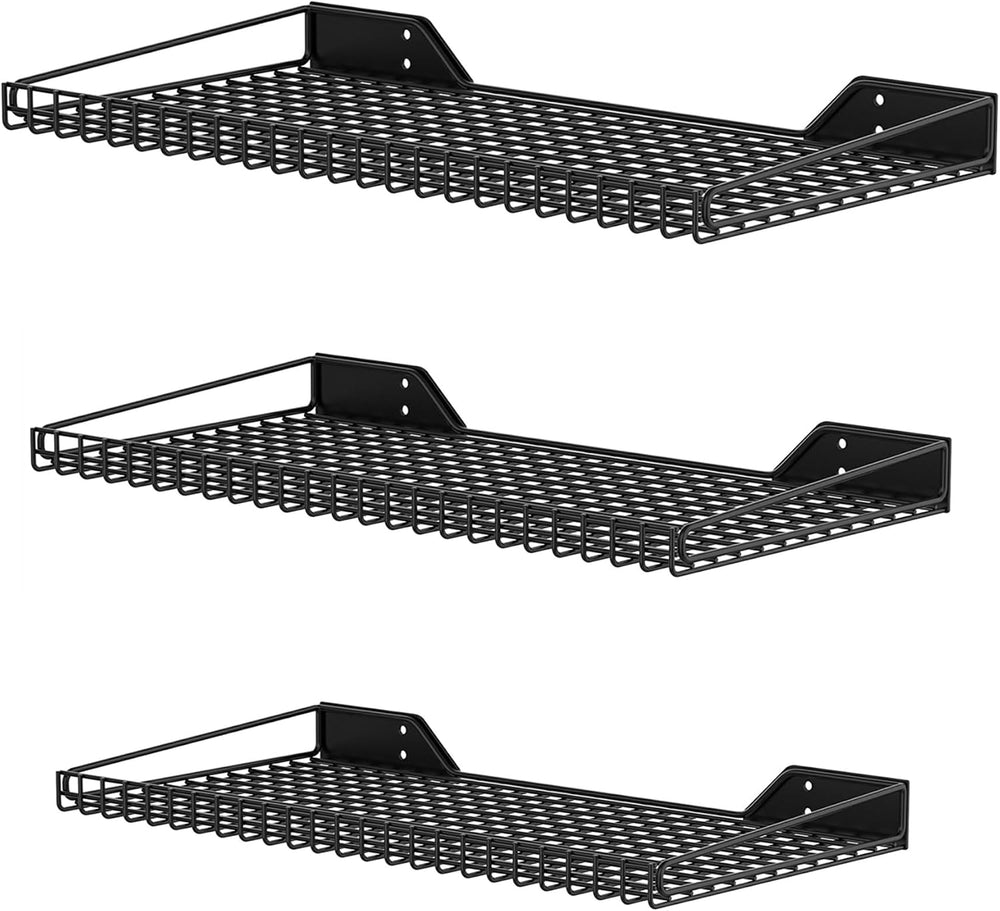 TORACK Wall-Mounted Storage Shelves, Mixed-Size Wall Floating Shelving