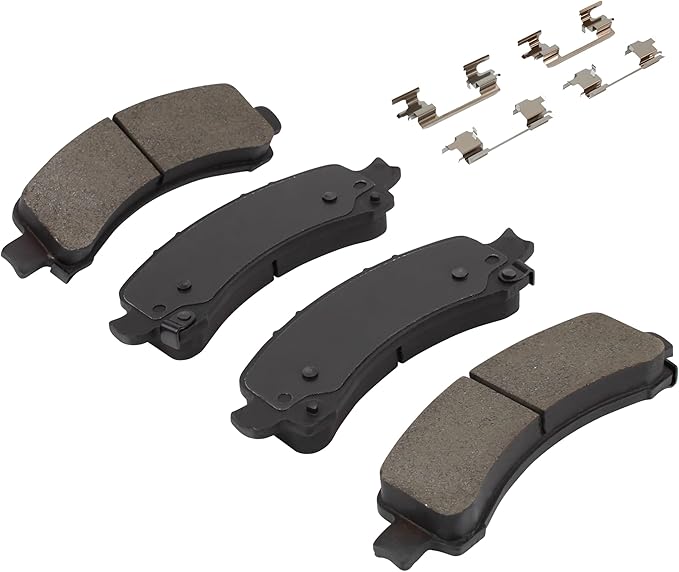 Premium Semi-Metallic Rear Brake Pads Compatible