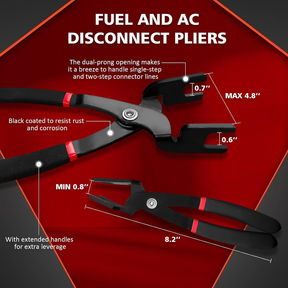 YATOINTO 26pc Fuel Line Disconnect Tool Set with Fuel and AC Disconnect Plier...