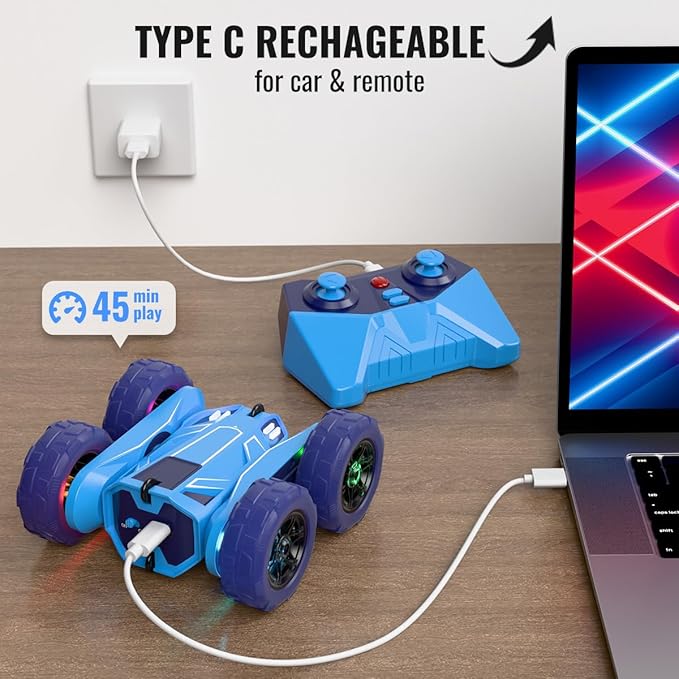 MaxTronic Remote Control Car, Rechargeable RC Cars & Remote