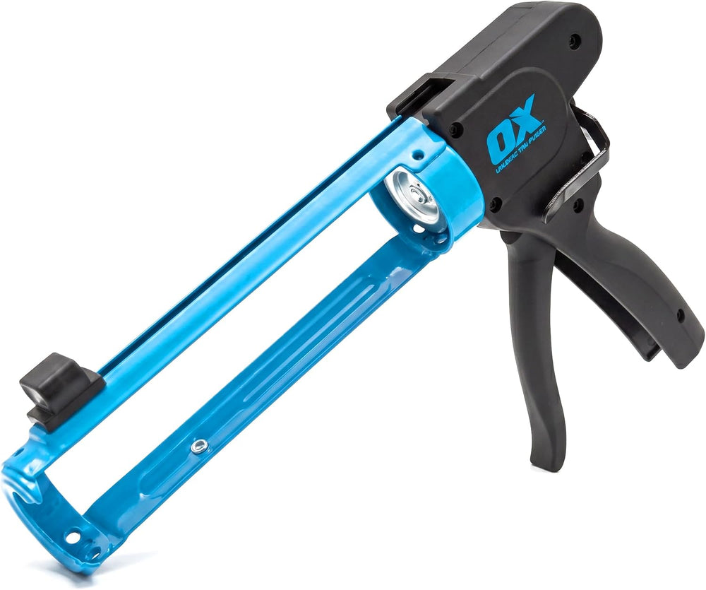 OX Rodless Compact Caulk Gun 10 oz Manual Caulking Gun for Tight Spaces