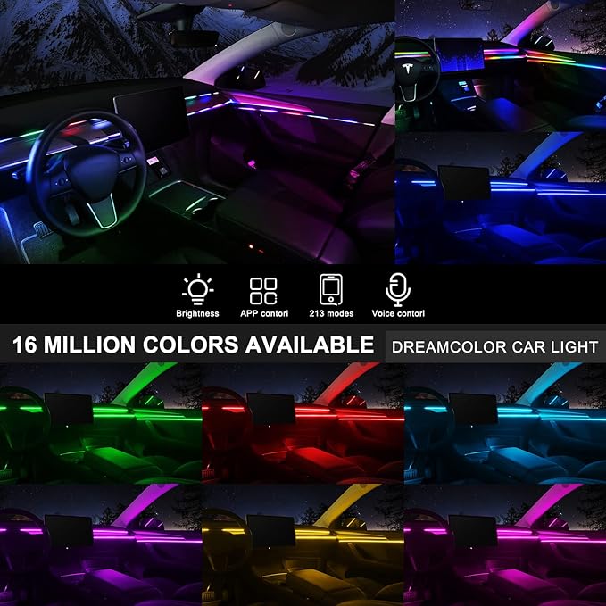 Acrylic Interior Car LED Strip Light
