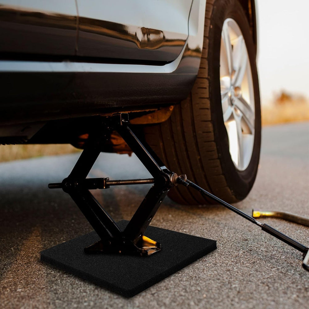 OULEME RV Leveling Block Flex Pads, 12” Rubber Jack Pads, Anti-Vibration &amp...