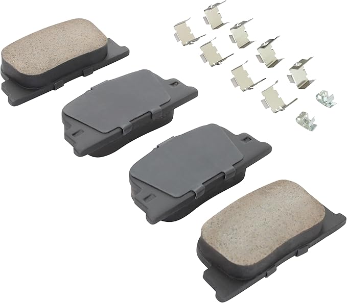 Premium Semi-Metallic Rear Brake Pads Compatible