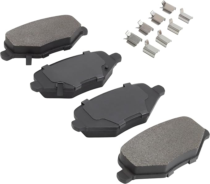 Premium Semi-Metallic Rear Brake Pads Compatible