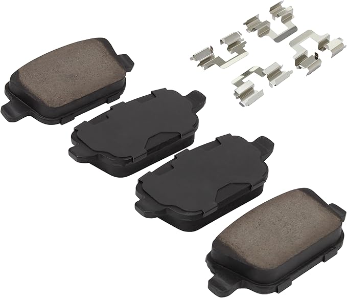 Premium Ceramic Rear Brake Pads Compatible