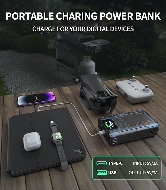 Car Battery Charger Jump Starter
