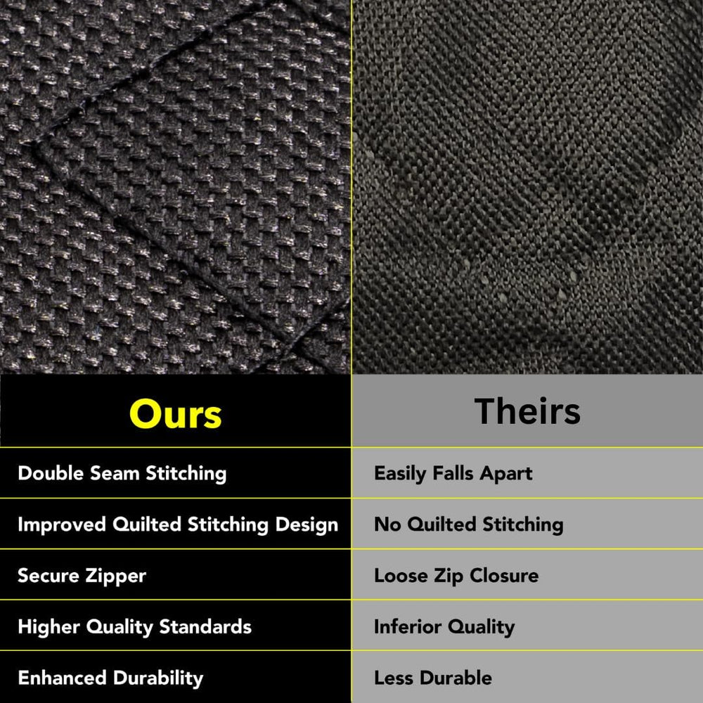 Meadowlark Dog Car Seat Cover, Heavy Duty Hammock, XL, Black