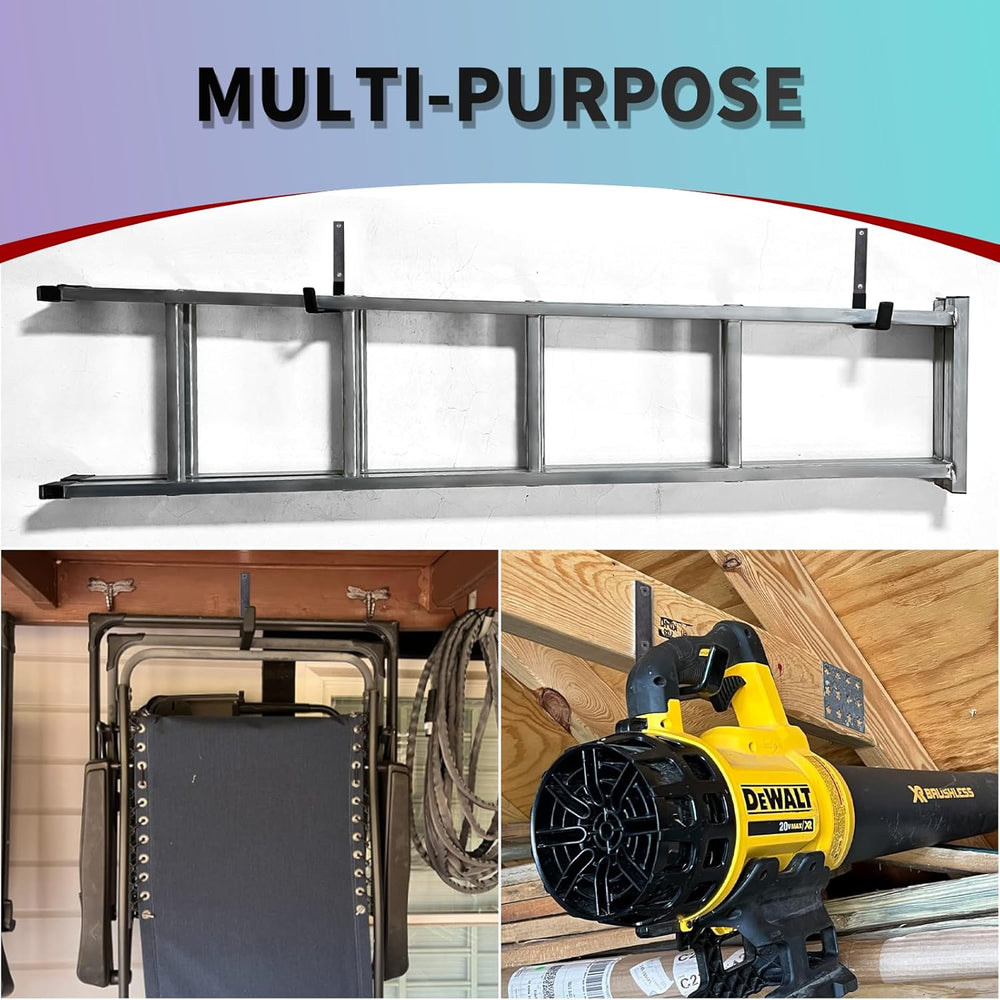 Heavy Duty Steel Hooks - Garage & Garden Tool Organizer, Wall Mount Hooks...