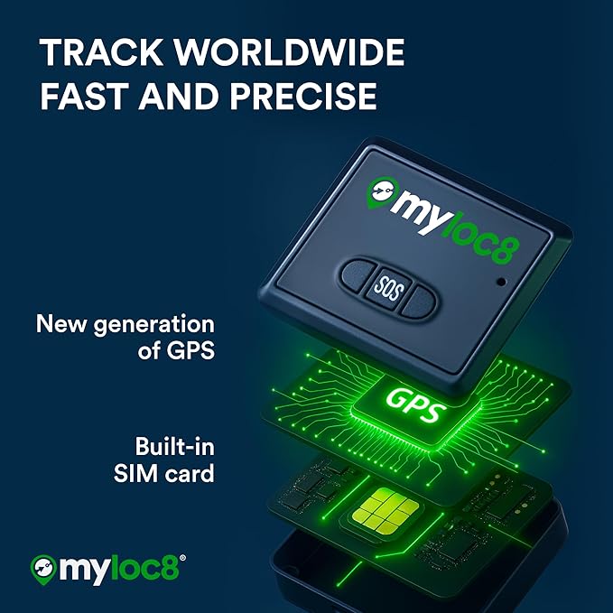 GPS Tracker for Vehicles with Magnet – 4G LTE Real-Time Location Device with App