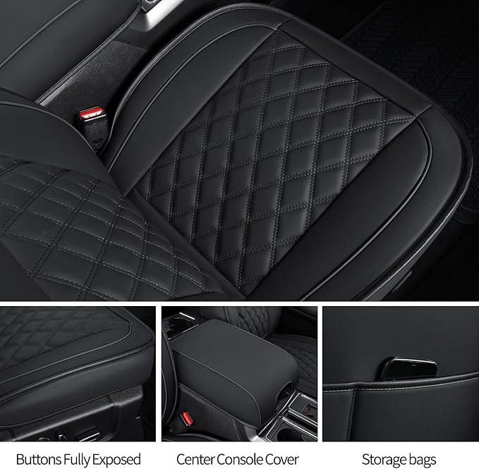 LUCKYMAN CLUB F150 Faux Leather Seat Covers Fit