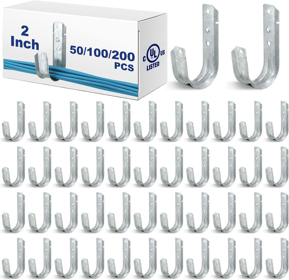 Gisafai 100 Cable Support J Hook, Cable Hooks