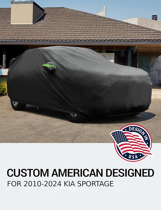 Proadsy 2025 Upgrade Car Cover for 2010-2024 2025 Kia Sportage, Waterproof All