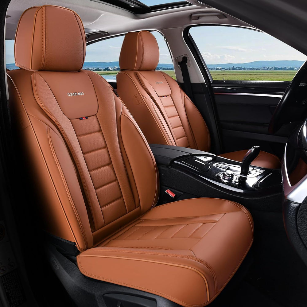 Coverado Car Seat Covers Full Set, Seat Covers for Cars, Front Seat Covers an...