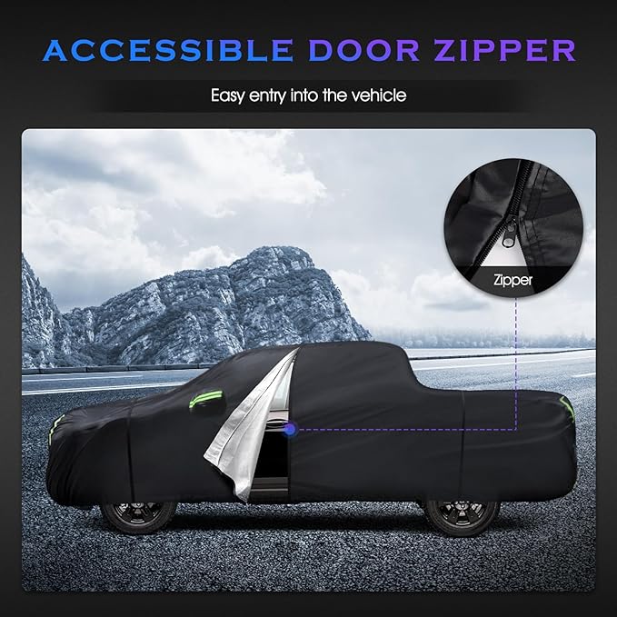 Car Cover Custom Fit for Honda Ridgeline 2006-2024, 6 Layers Truck Cover