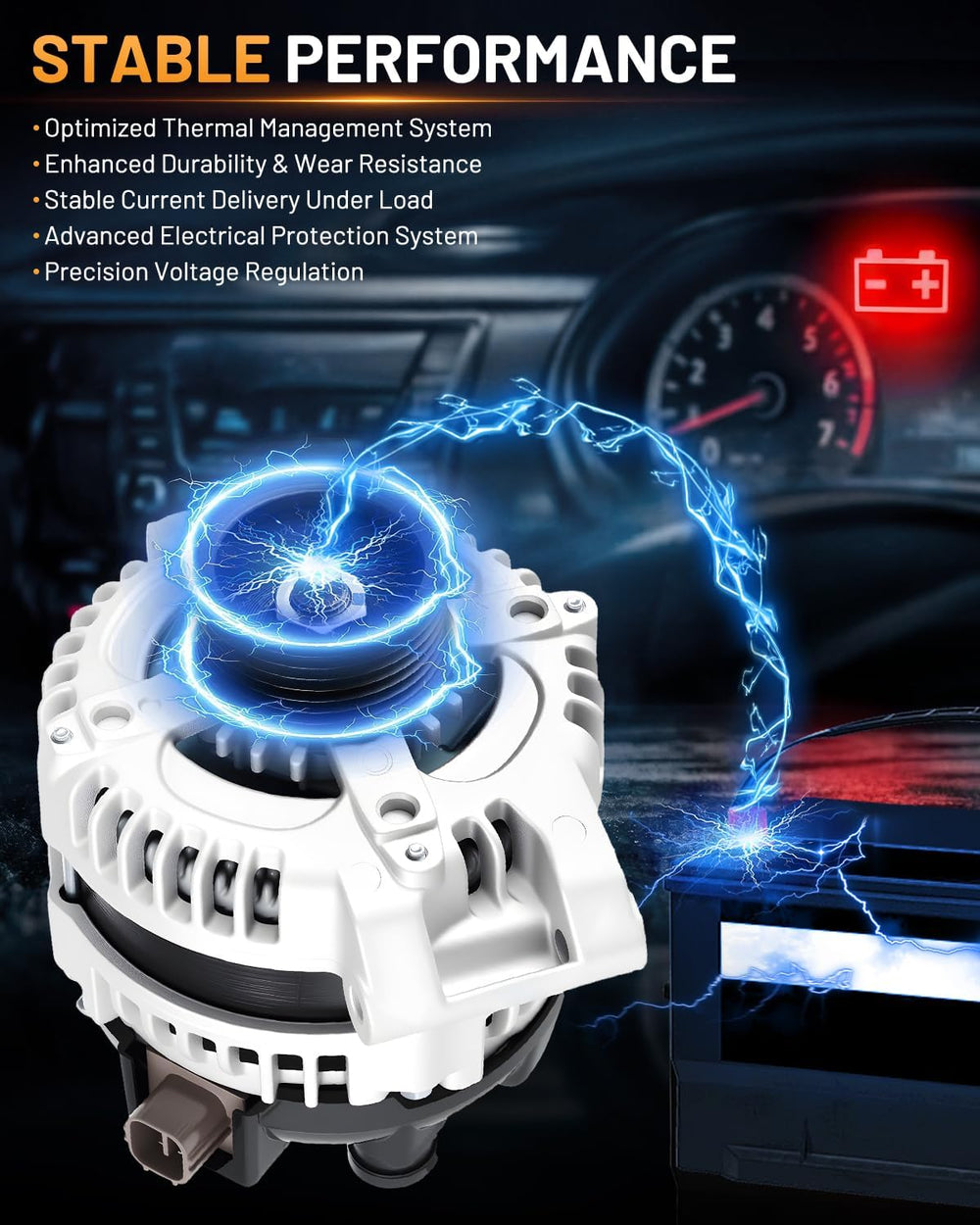 Alternator 13980 105A Fit for Honda Accord 2003-2007