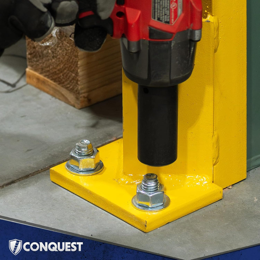 Conquest Zinc Plated Wedge Anchors for Concrete 3/4” x 6-1/4”