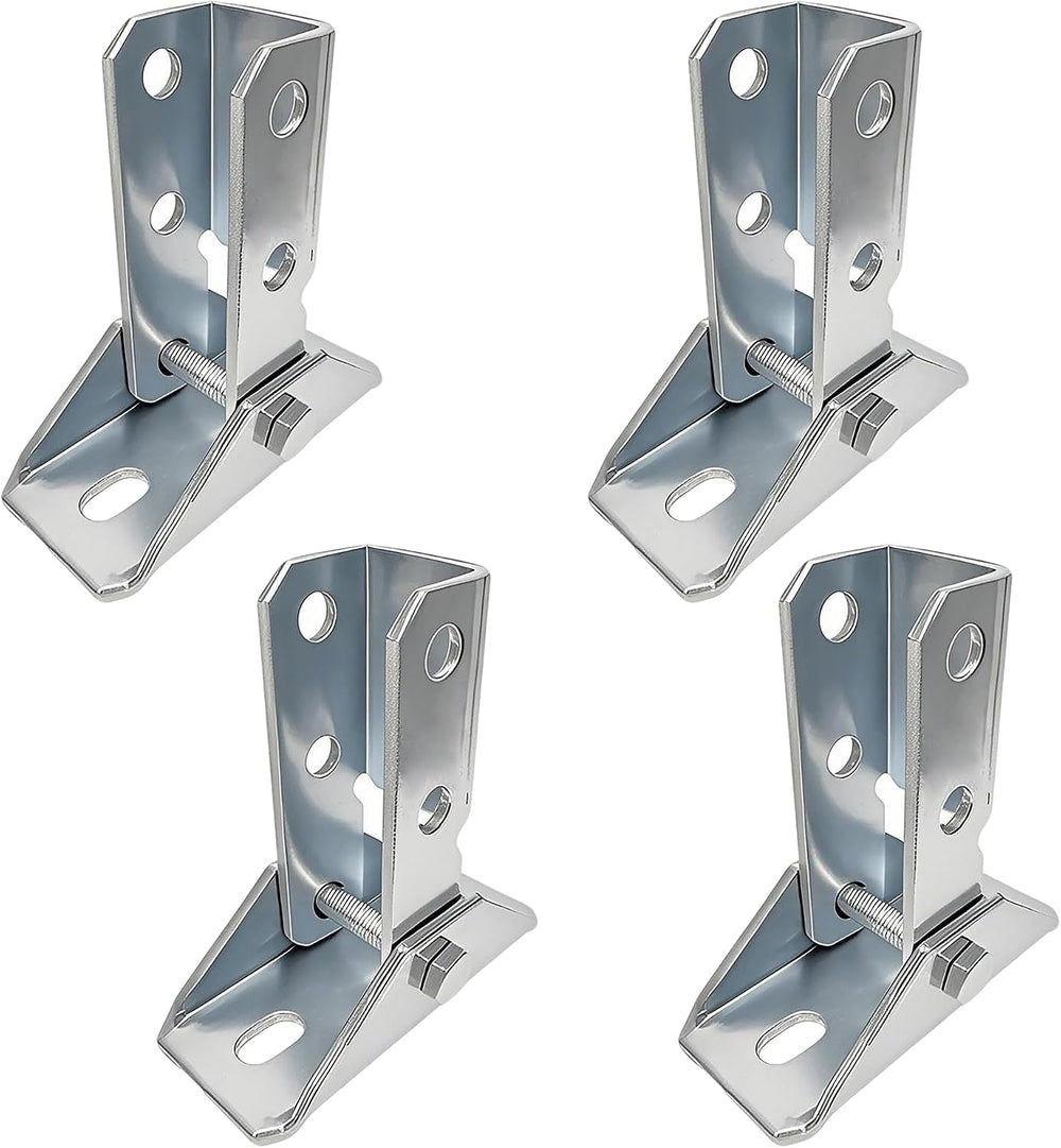 Adjustable Brace Fitting,180 Degree Turn Joint Connector Bracket Fit for 1/2&...