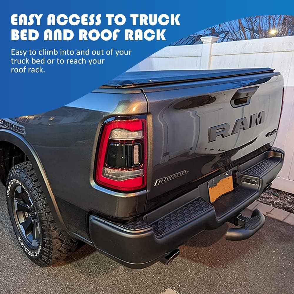 Hitch Step for 2 Inch Hitch Receiver Towing Bar Bumper Step Rear End Guard Pr...