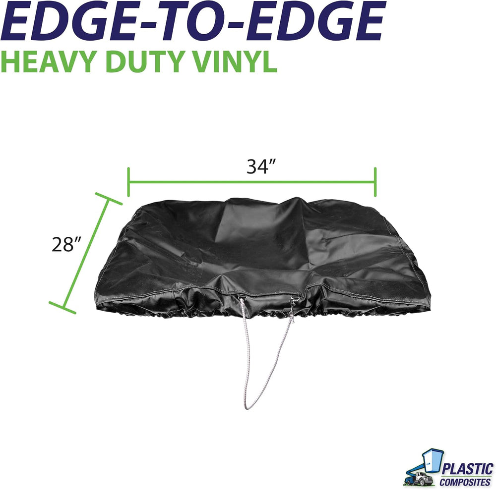 Bucket Truck Parts HEAVY DUTY Elastic Banded Bucket Cover with Support Pocket...