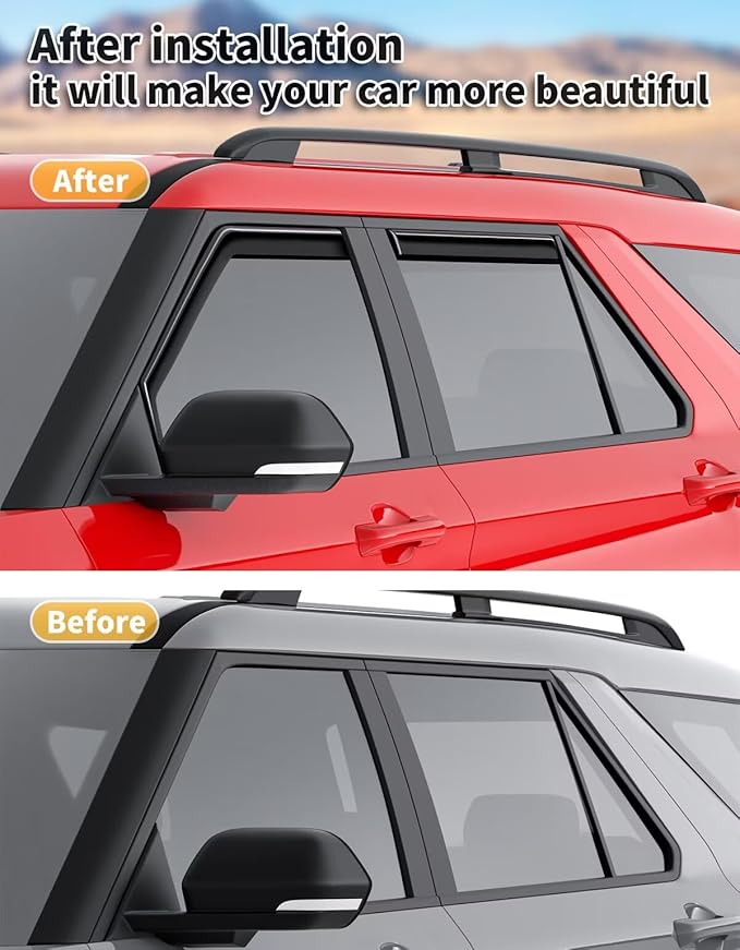 in-Channel Window Rain Guards Fit