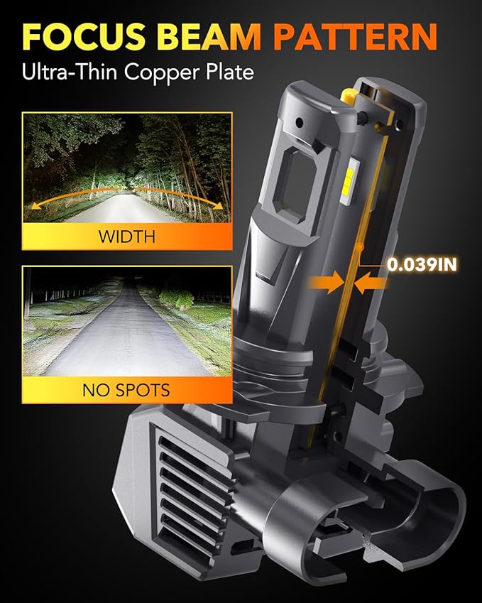 OXILAM 9005 9006 LED Bulbs, 900% High Brightness HB3 HB4 Fog Light Bulb (Pack...