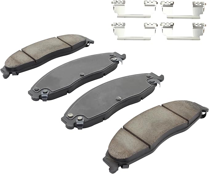 Premium Ceramic Front Brake Pads Compatible